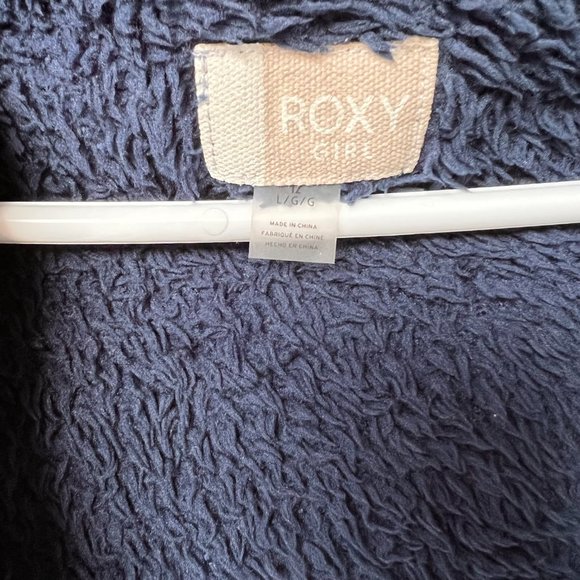 EUC Roxy Girl Snap Up Sherpa Hoodie - Picture 6 of 10